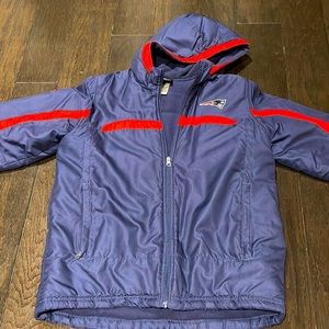 Authentic Blue NFL Patriots Jacket. Youth Large = Men’s Small. New